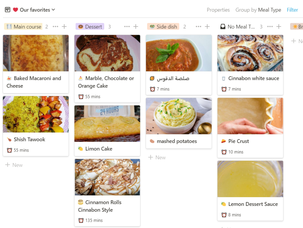 Using Notion templates as a Recipe Manager app · Shorouk's Blog