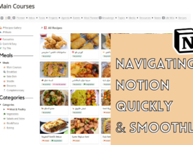 How to create notion sidebar and top navigation bar