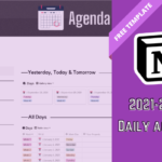 Notion Daily Agenda 2022