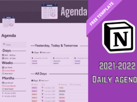 Notion Daily Agenda 2022