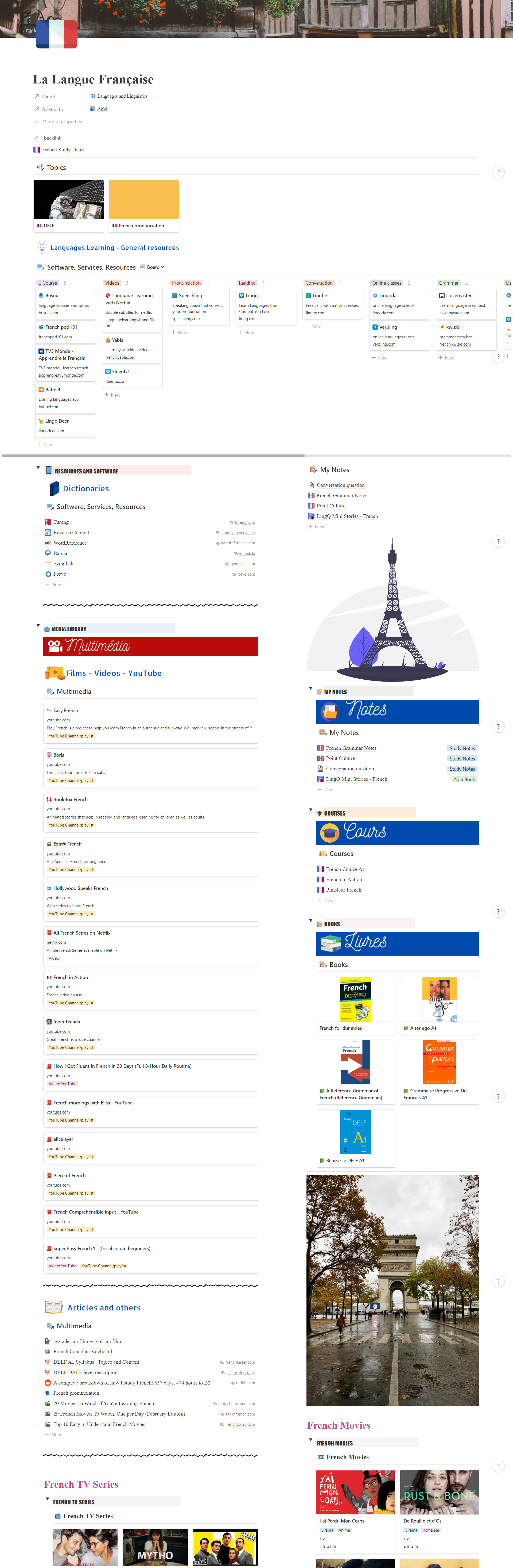 Notion Bookmarks Manager - universal topic base