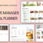 Notion Recipe Manager and Meal Planner